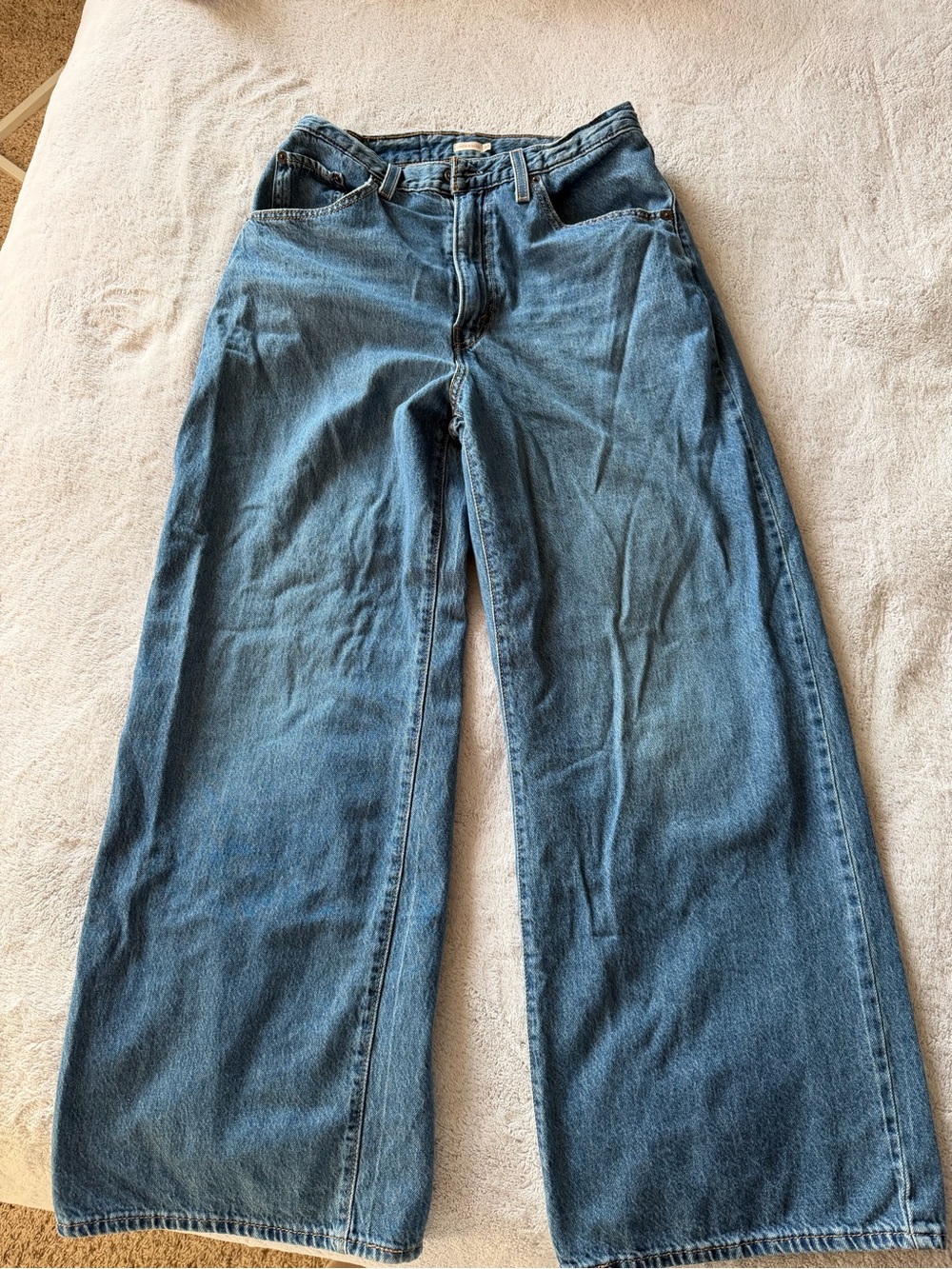 Levi's Wide Leg Blue Denim Jeans